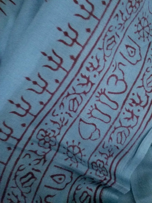 OM Yoga Meditation Mantra Prayer Shawl - Large