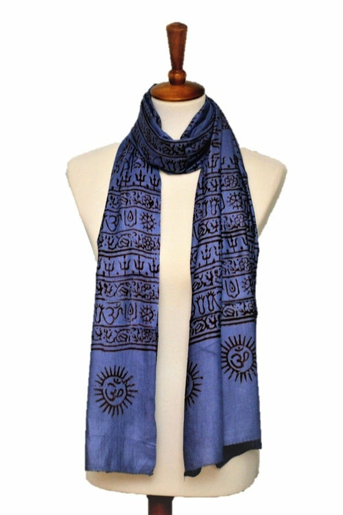 OM Yoga Meditation Mantra Prayer Shawl - Large