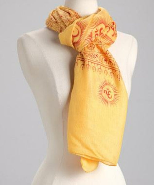 OM Yoga Meditation Mantra Prayer Shawl - Large