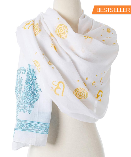 OMSutra Shanti Paisley Shawl